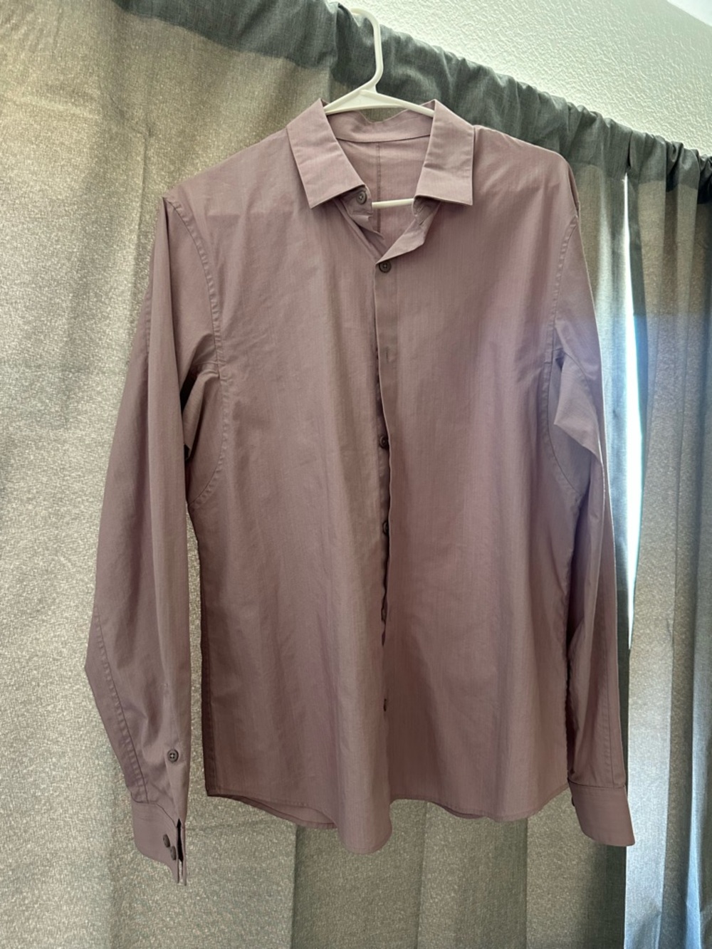 Lululemon Men's Long-Sleeve Dress Shirt - Dusty Mauve